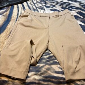 Vera Wang Women's Tan Cropped Pants